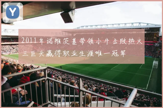 2011年诺维茨基带领小牛击败热火三巨头赢得职业生涯唯一冠军